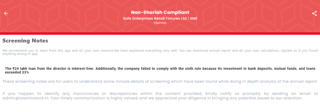 SAFEENTP & Safe Enterprises notes